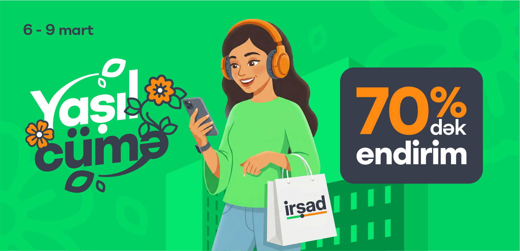 Yaşıl Cümə BÖYÜK BAYRAM ENDİRİMLƏRİ ilə gəlir! 😍🥳💚