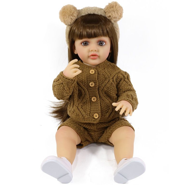 Doll Yeez Wood JX299 Сlothes Wool Jacket and Shorts Brown