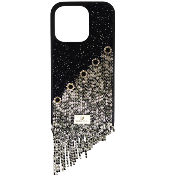 Iphone 16 Pro Max case Swarovski Diamonds Oriental Black