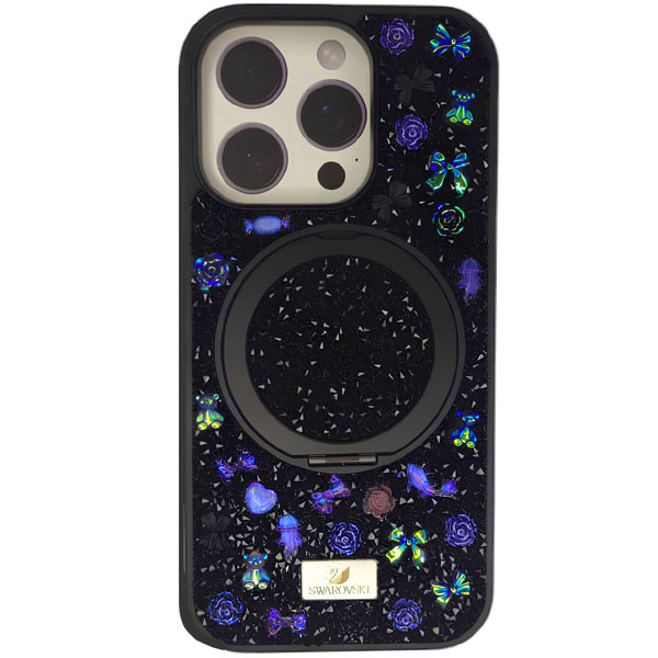 Iphone 16 Pro Max case Swarovski Diamonds Beaty Magsafe Black