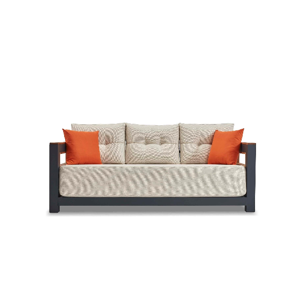 Erinöz Larix Aluminium Garden Balkon Oturacaq Qrupu 3+1+1+Qəhvə Masası