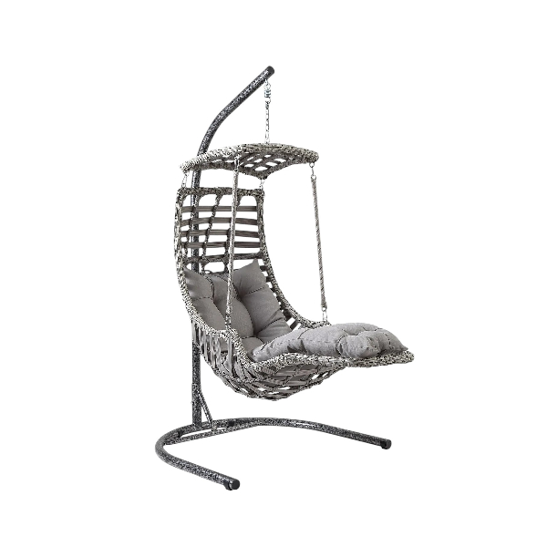 Capri Swing Rattan Bağ-Balkon Yelləncəyi Gray