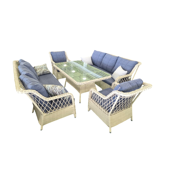 GardenLux Comfort Двухместный Диван Бежевый