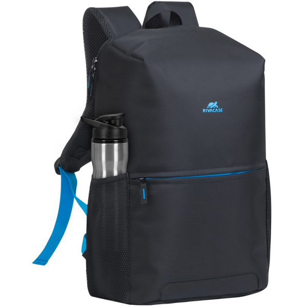 Riva Case 8068 + Sports Bottle Backpack 15,6" Black