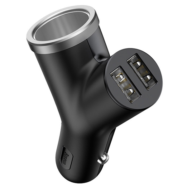 Baseus Charger Connector Car 2 Port Y-Type CCALL-YX01