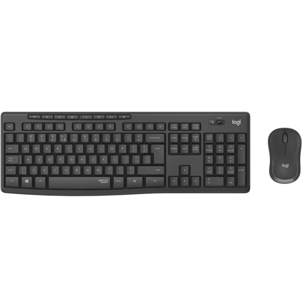 Logitech MK295 Wireless Keyboard+Mouse Black