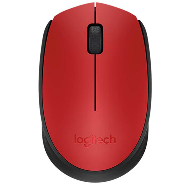 Logitech M171 Mouse Wireless Red