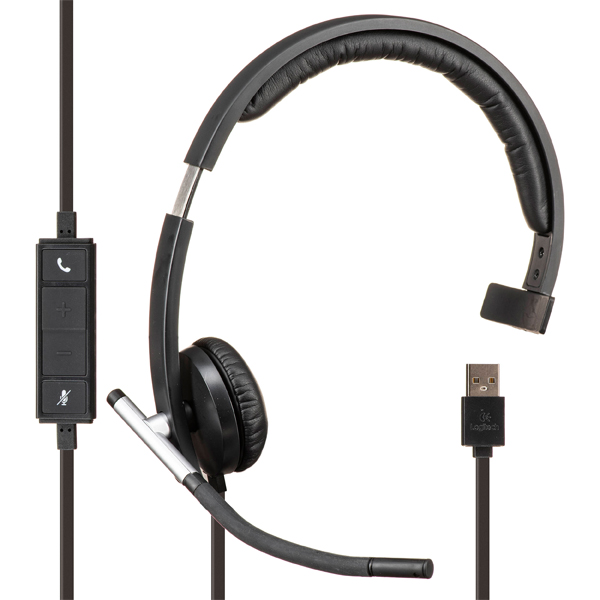 Logitech H650E USB Mono Black