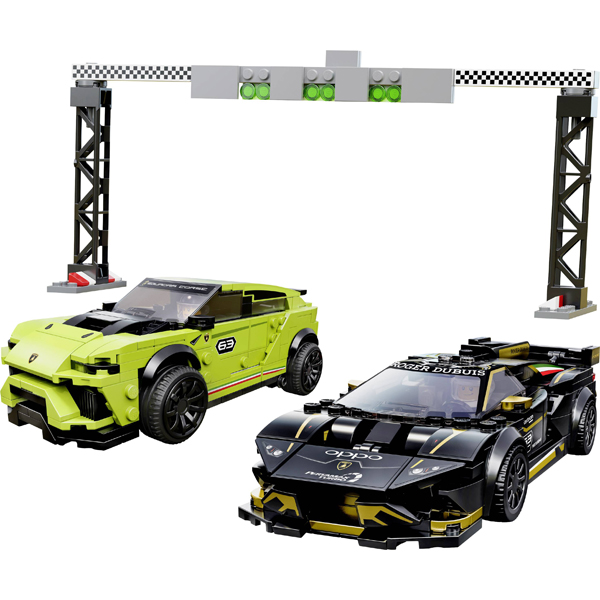 LEGO Speed Champions Lamborghini Urus ST-X and Lamborghini Huracan Super Trofeo EVO 76899 Toys