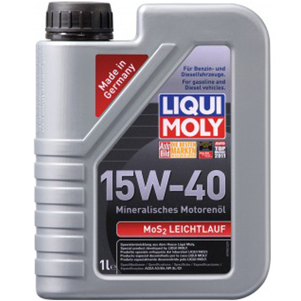Liqui Moly MoS2 Leichtlauf Super Motoroil 15W-40 1 L (2570/1932)
