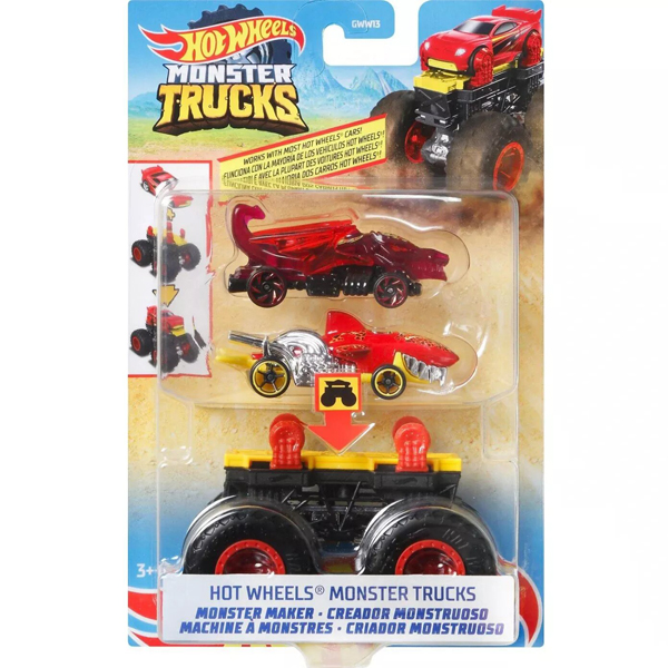 Hot Wheels Monster Trucks Monster Maker GWW13-979B/ GWW18-LA10 TPN3