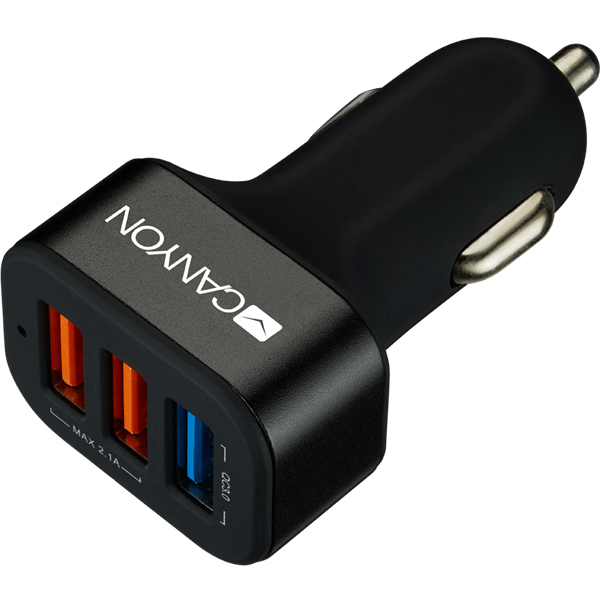 Canyon C-07 Quick Charger 3 Port CNE-CCA07B Black