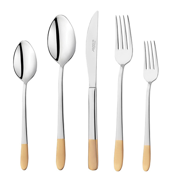 Schafer goldish cutlery set -72 pcs - XXX07 (8699131937747)