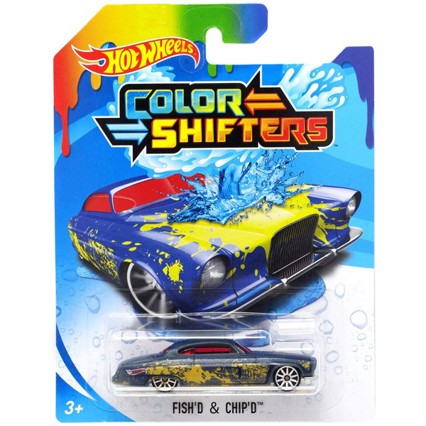 Hot Wheels BHR15-979J Color Shifters BHR31-LA12 Fishd and Chip