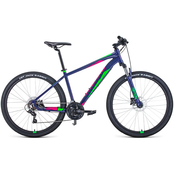 Forward Apache 27,5 3.0 HD (Wheel 27,5/ Gear 21/ Size 19) Violet/ Green RBKW1M67Q039
