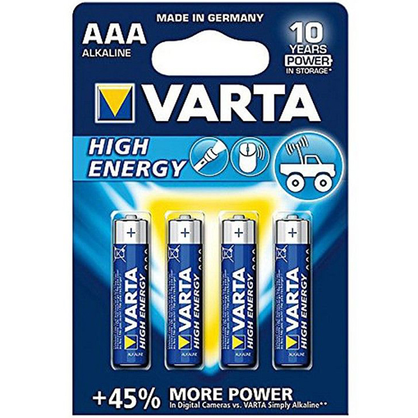 Varta High Energy AAA4 Battery