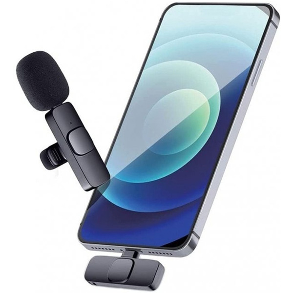 K8 Microphone Wireless Lightning Black (012277)