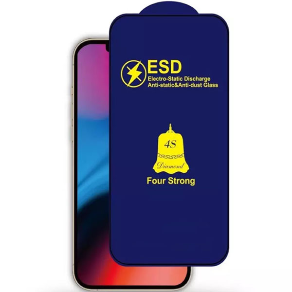 IPhone 14 Pro 5D Sticker Black Glass