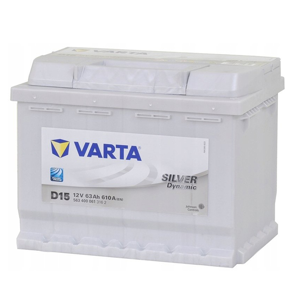 VARTA 63 AH D15 R+ Silver Dynamic
