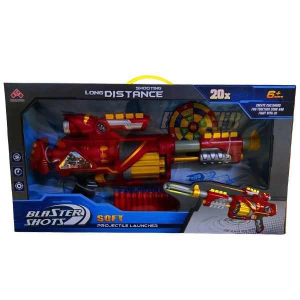 Blaster Shots Kai Li Toys SB541 Toys Red&Gold