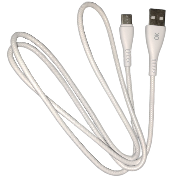 OK USB Type-C Leather White