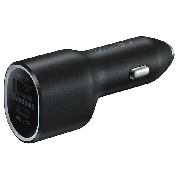 Samsung Super Fast Charger Connector Car Dual Port EP-L4020NBEGRU Black
