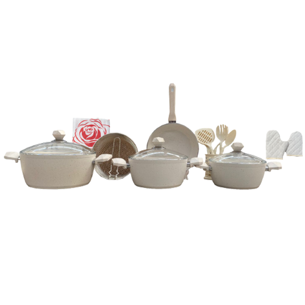 ONCU QRANIT QAZAN DƏSTİ 18 PARÇA  White (4985)