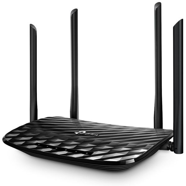 TP-Link C6 AC1200 Wi-Fi Router Full Gigabit Dual Band Black