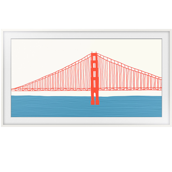 Samsung 50” (2021) The Frame Modern White