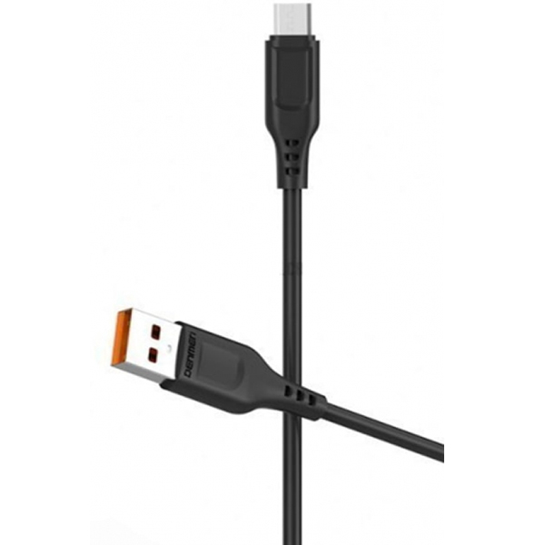 USB Type-C Leather Denmen Black