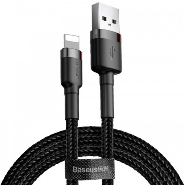 Baseus USB Iphone Cafule Cable USB to iP 1M CALKLF-BG1 Black