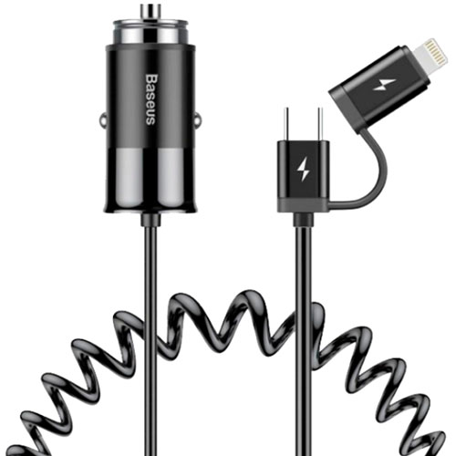 Baseus Enjoy Together 2 in 1 Type-C/iP Cabel CCALL-EL01 Black