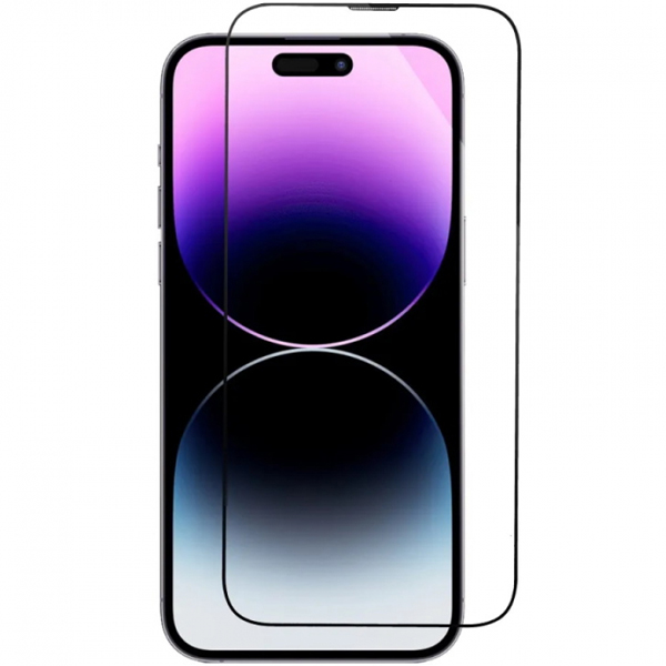 IPhone 15 Pro Max 5D Sticker Black Glass