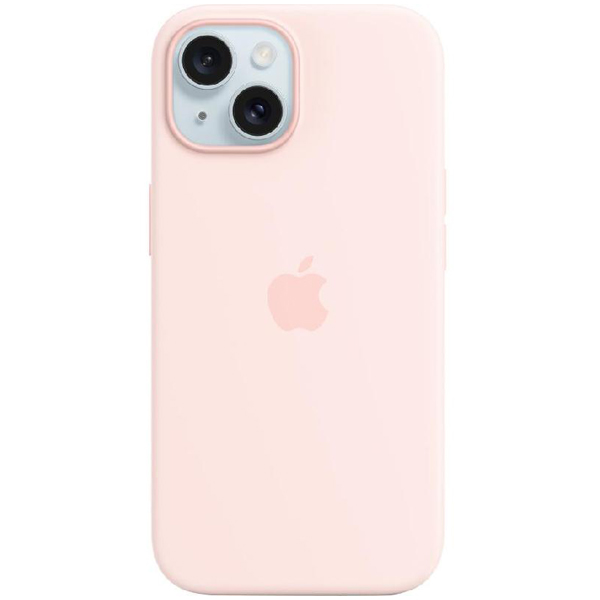 Apple Iphone 15 Plus Silicone Case with MagSafe MT143ZM/A Light Pink