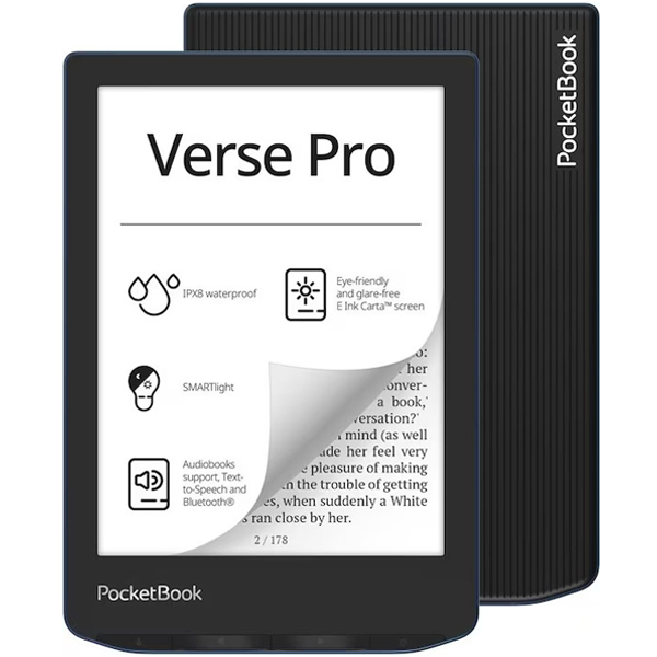 PocketBook 634 Verse Pro E-Reader Azure