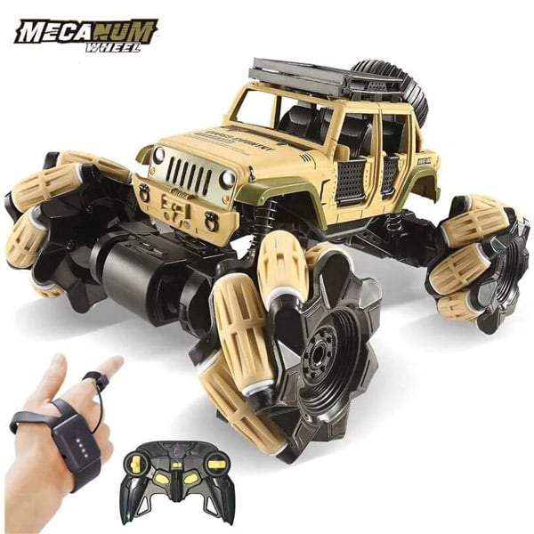 Car Rock Rover Off Road Drift Meca Num Wheel Metal Series 8853E Toys Green Khaki