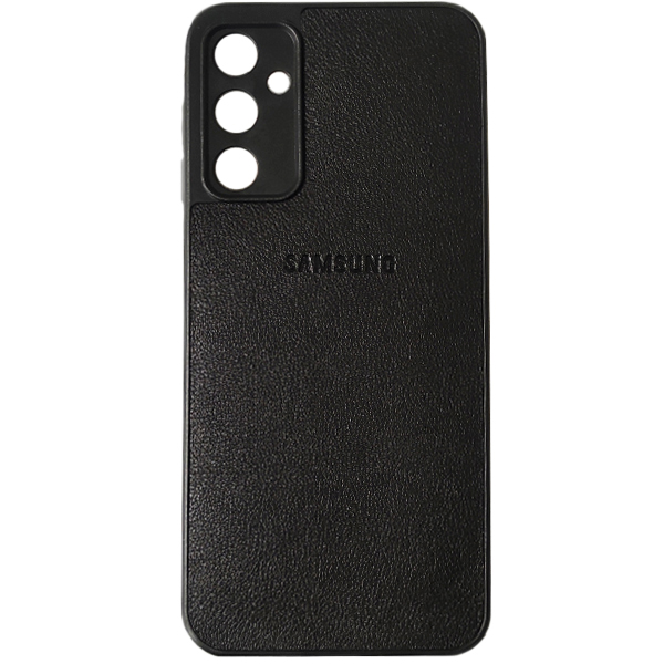 Samsung Galaxy A24 case Leather Samsung Logo Black