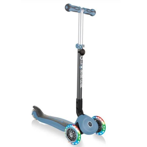 Globber GO UP DELUXE LIGHTS ASH BLUE (646-200)