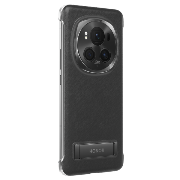 HONOR Magic6 Pro PU Bracket Case Black
