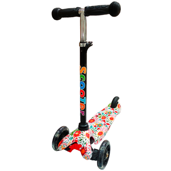 Scooter 038Z Graffiti Flowers Strawberry