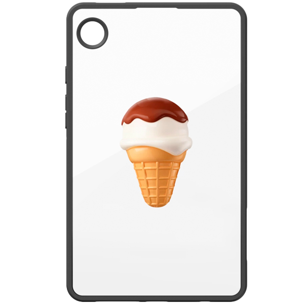 Samsung Galaxy Tab A9 Case with Holder Ice Cream GP-FPX115AMBAW Clear