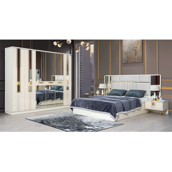 Woodpecker Elvis Yataq Dəsti Krem qızılı
