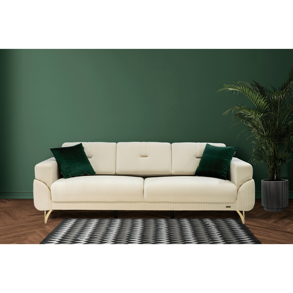 Диван SALOGLU Oliver 3ех местный , C112698 Krem