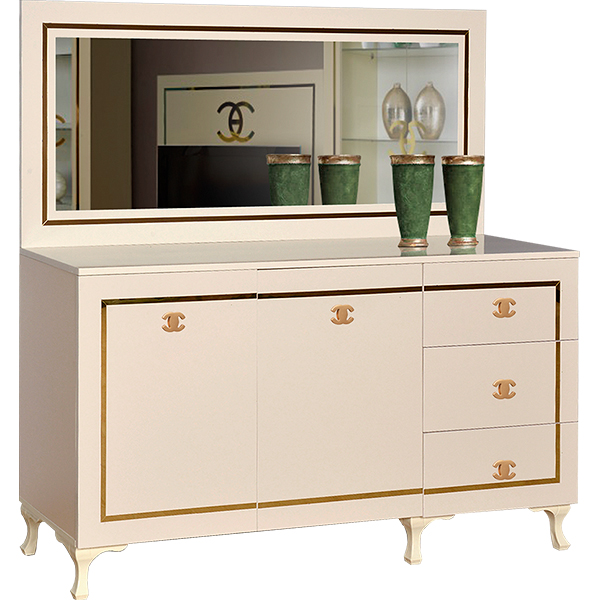 Woodpecker Chanel Kamod Krem qızılı