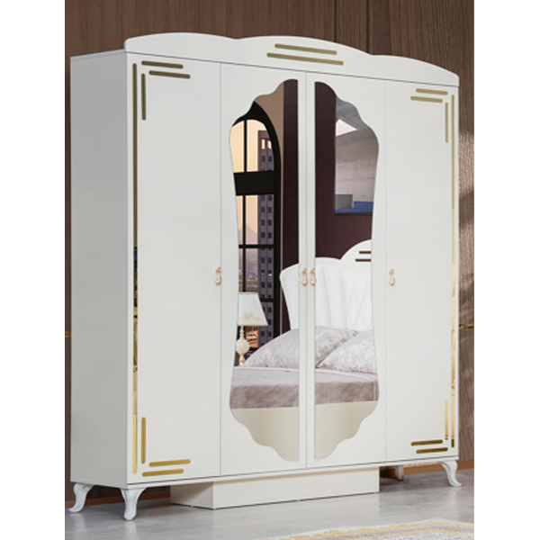 Woodpecker İdeal Dolab Krem qızılı