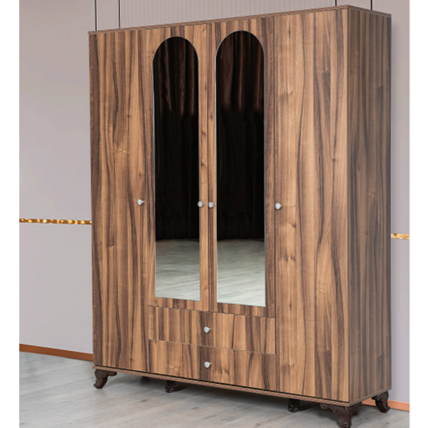 Woodpecker İdeal dolab 4 qapı siyirməli Hareliceviz
