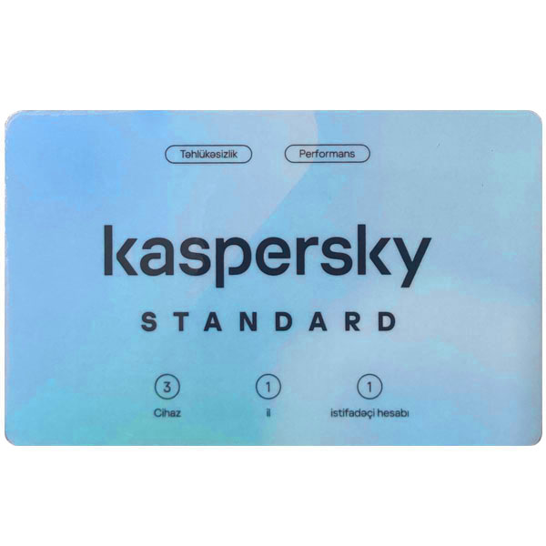 Antivirus Kaspersky Standard. 3-Device 1 year Base Retail Pack