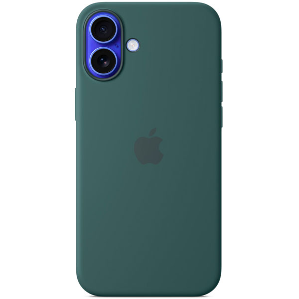 Apple Iphone 16 Plus case Silicone Case with MagSafe MYYH3ZM/A Lake Green