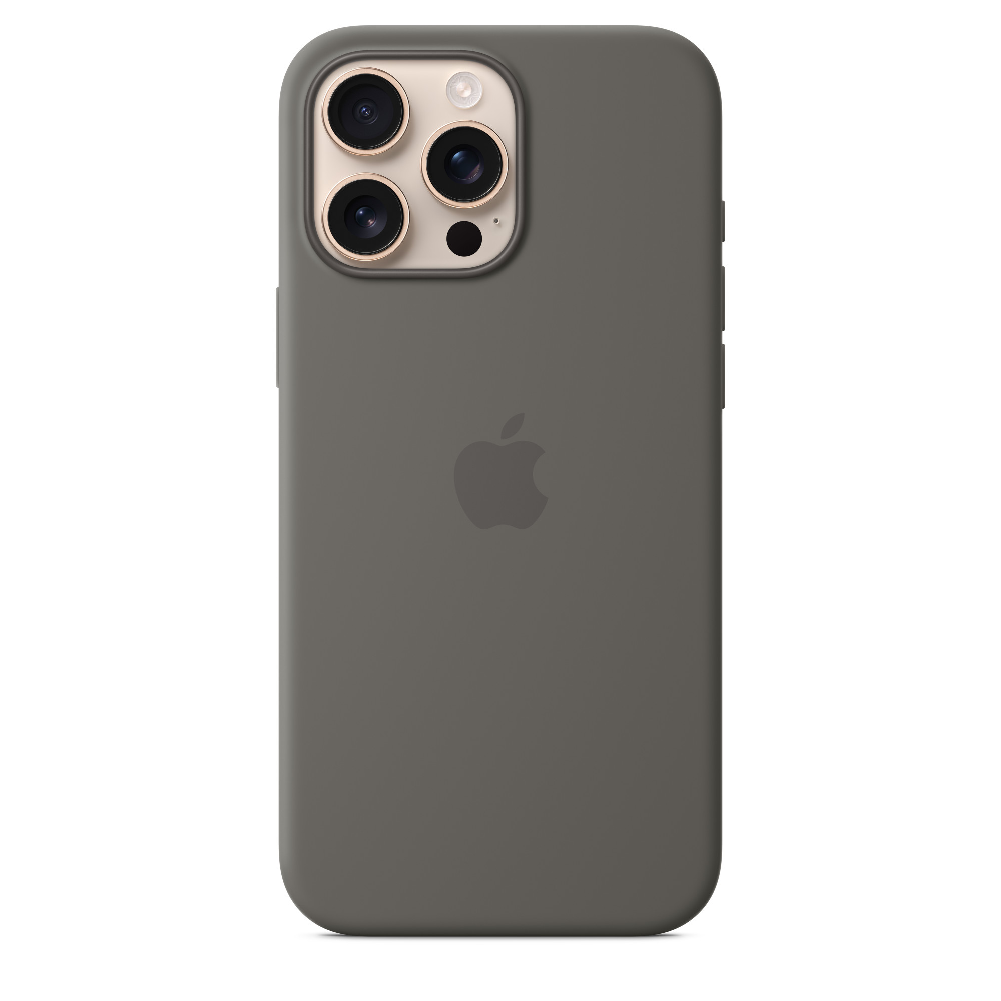 Apple Iphone 16 Pro Max case Silicone Case with MagSafe MYYV3ZM/A Stone Gray