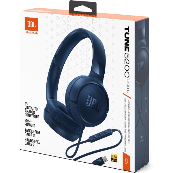 JBL Tune 520C USB-C Blue